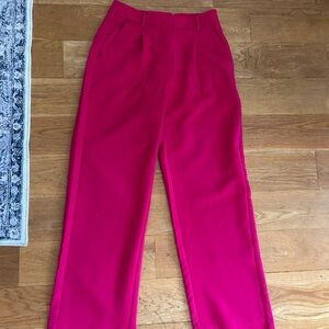 Old Navy hot pink work pants